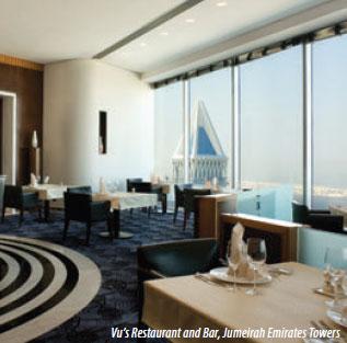 Vu&rsquo;s Restaurant and Bar, Jumeirah Emirates Towers